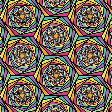 Artwork thumbnail, Multicolor Geometric Pattern by Ayesha Saleem