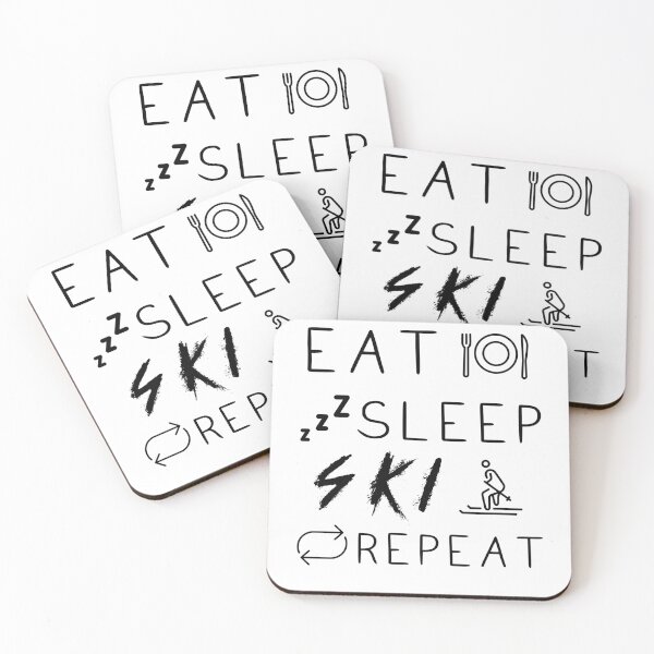 Item preview, Eat Sleep Ski Repeat designed and sold by SkrenClothing.