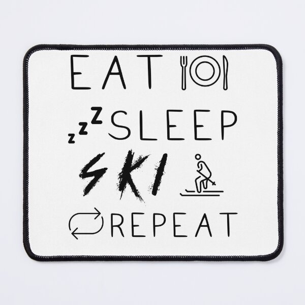 Item preview, Eat Sleep Ski Repeat designed and sold by SkrenClothing.