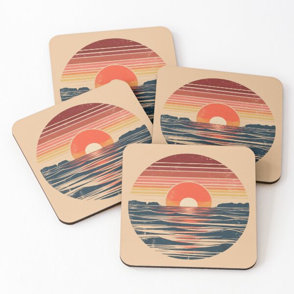Item preview, Vintage Sunset Serenity: Retro Ocean Horizon Design designed and sold by Maverick Spirit.