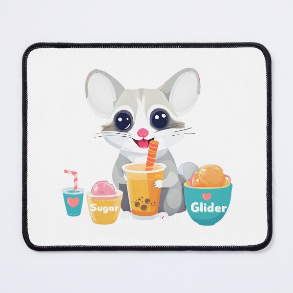 Item preview, Sugar Glider Love : Bubble tea time! designed and sold by critter-cuddle.