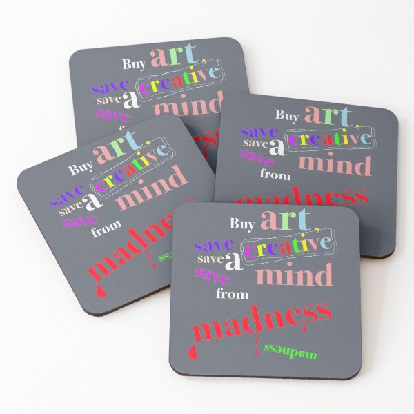 Item preview, Buy Art, Save a Creative Mind from Madness  designed and sold by CreationbyNiki.