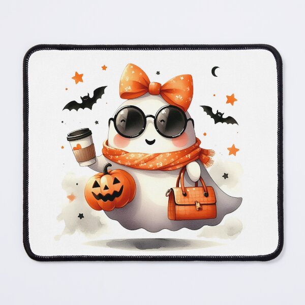 Item preview, Halloween Ghost with Coffee designed and sold by RebeccaRe.
