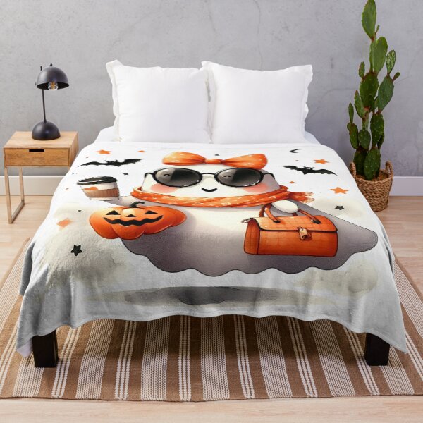 Item preview, Halloween Ghost with Coffee designed and sold by RebeccaRe.