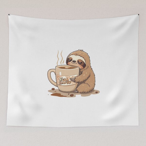 Item preview, Sloth Energy Coffee Hug designed and sold by elmindo.