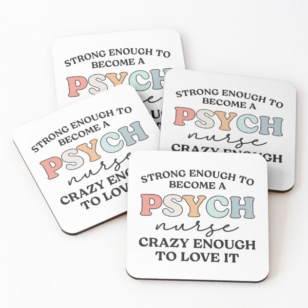 Item preview, Strong Enough to Become a Psych Nurse, Crazy Enough to Love It | Psychiatric Mental Health Nurse designed and sold by jensbyorlando.