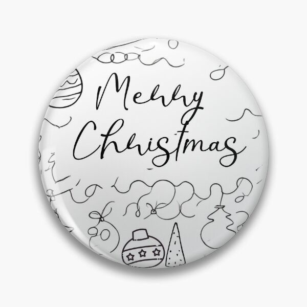 Item preview, One line Christmas Pen Drawing Minimalist Aesthetics 2024 Trend designed and sold by The Art of Kkatarynka.