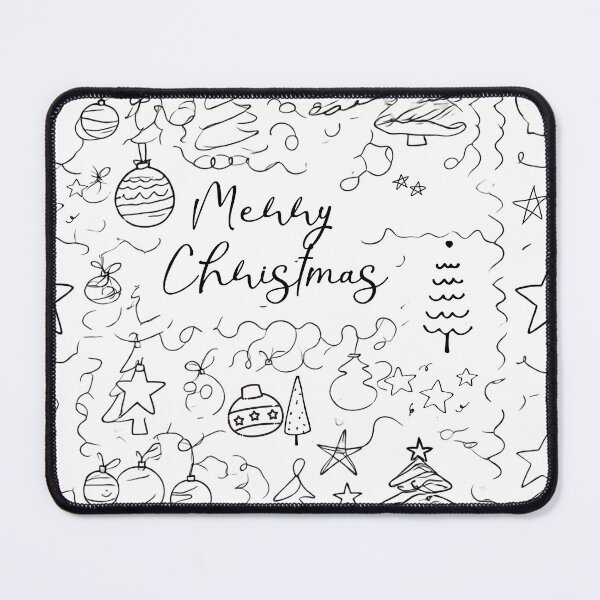 Item preview, One line Christmas Pen Drawing Minimalist Aesthetics 2024 Trend designed and sold by The Art of Kkatarynka.