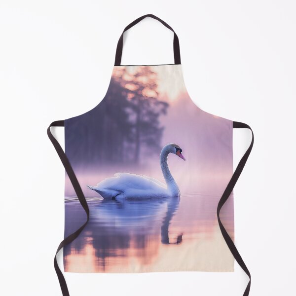 Item preview, White swan in lake at sunrise 2 designed and sold by TheArtistOf2022.