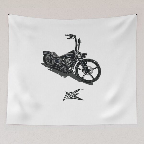 Item preview, hd softtail cruiser black  designed and sold by NaquashM.