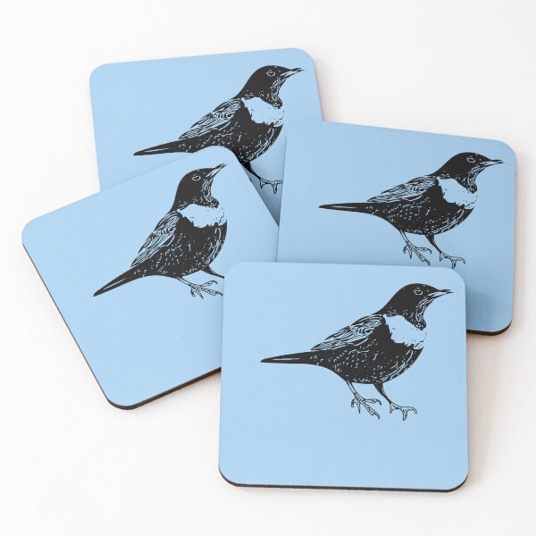 Item preview, Ring Ouzel Black Design  designed and sold by designsasstultd.