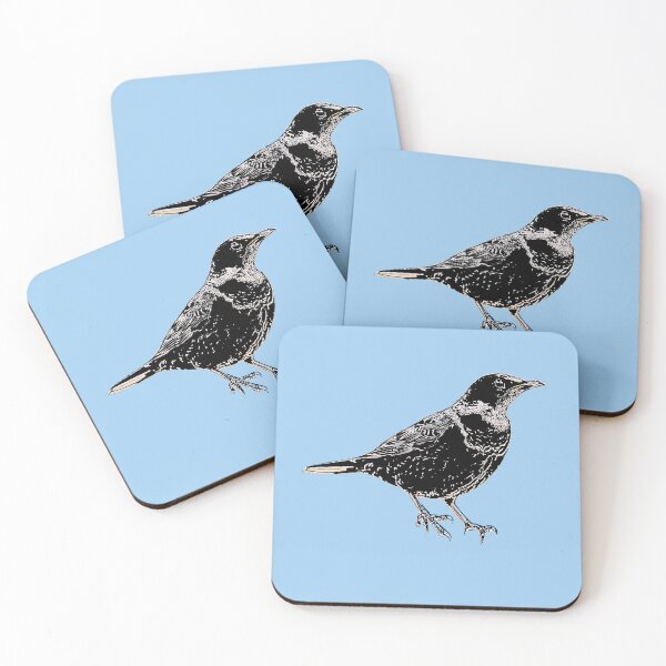 Item preview, Ring Ouzel Black Alternate Design  designed and sold by designsasstultd.