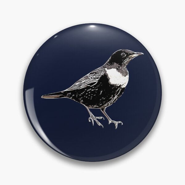 Item preview, Ring Ouzel White Alternate Design  designed and sold by designsasstultd.