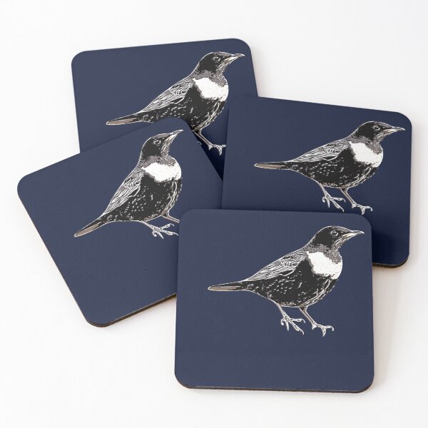 Item preview, Ring Ouzel White Alternate Design  designed and sold by designsasstultd.