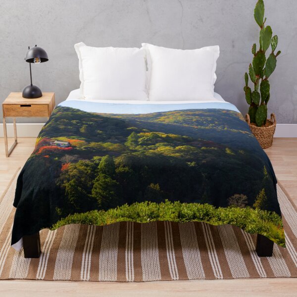 Item preview, Hidden Kyoto Shrine in Autumn Forest designed and sold by pepperonishots.