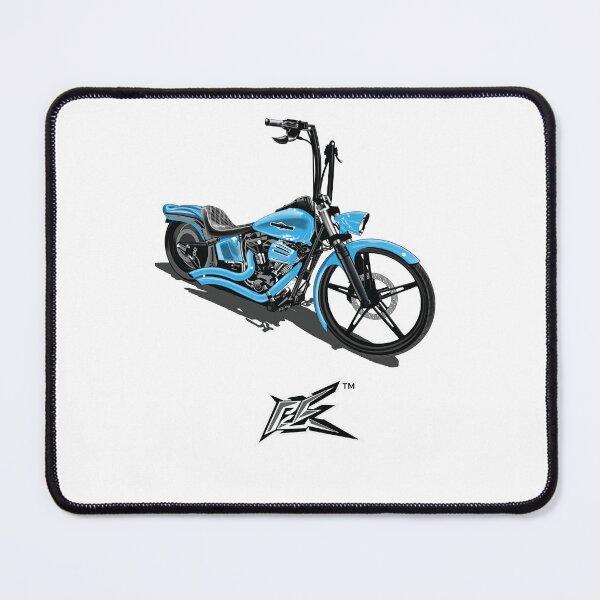 Item preview, hd softtail cruiser blue designed and sold by NaquashM.