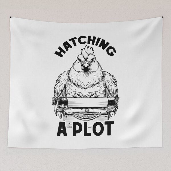 Item preview, Funny Writer Author Novelist Hatching A Plot Chicken Hen designed and sold by GrandeDuc.