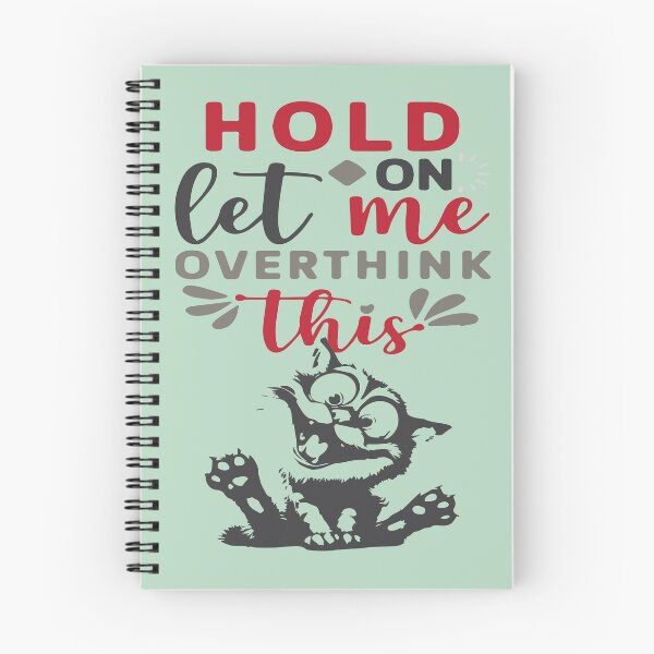 Item preview, Funny Cat Overthinking - Quirky Art for Cat Lovers designed and sold by MAEN00.