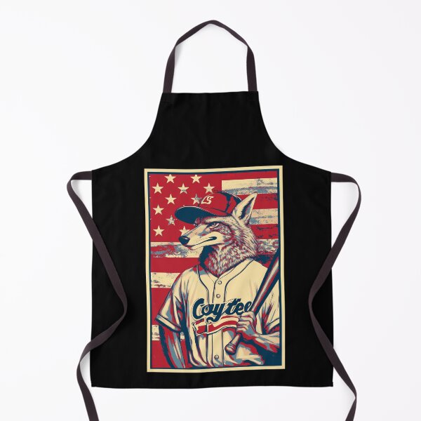 Item preview, Coyote Baseball Player American Flag designed and sold by TrueArtsStore.