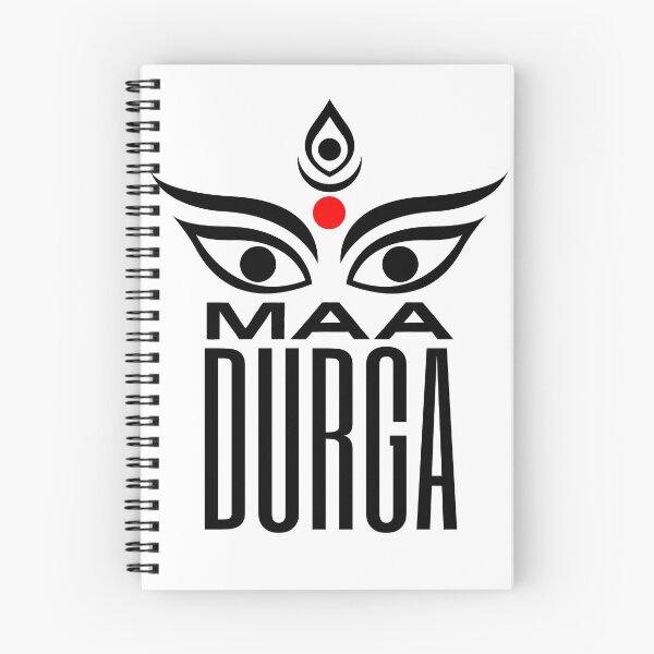 Aperçu de l'œuvre Maa Durga - Durga Puja - Noir créée et vendue par Digital Lama Creations.