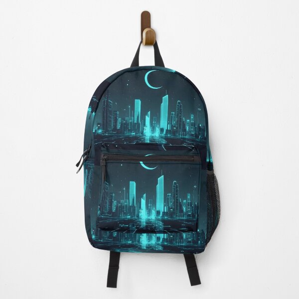 Item preview, Lunar City: A Neon Future designed and sold by AI-Only Creations.