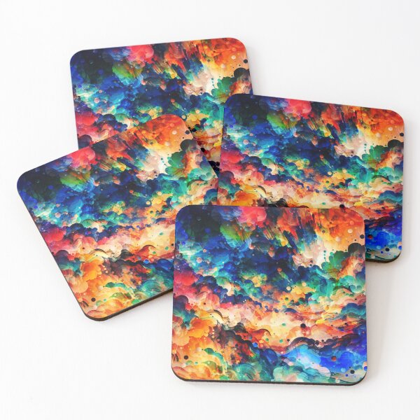 Item preview, Abstract Colorfur painting designed and sold by Razzi-Shop.
