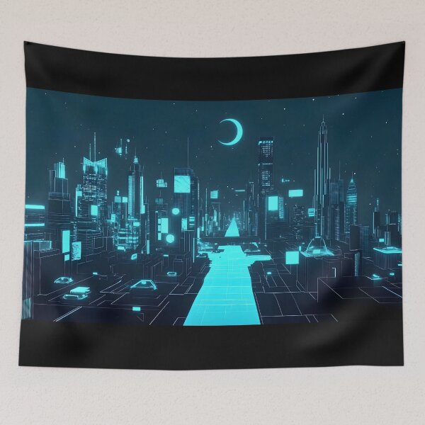 Item preview, Neon Skyline: City of Tomorrow designed and sold by AI-Only Creations.