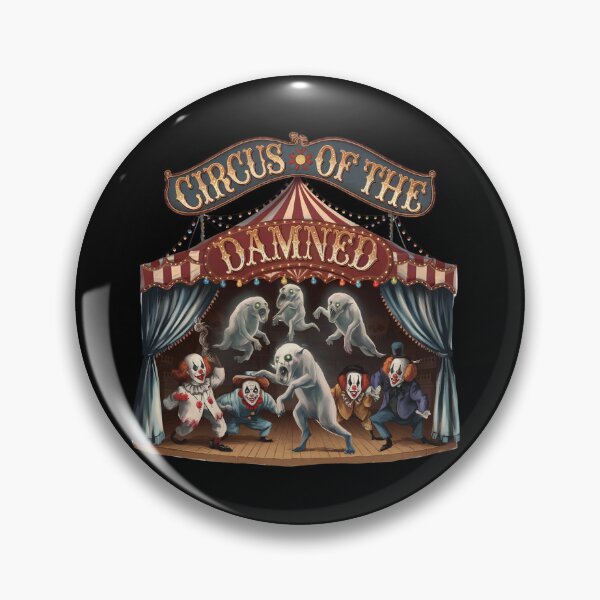 Item preview, Haunted Circus Tent with Creepy Clowns designed and sold by Itsheartshop.