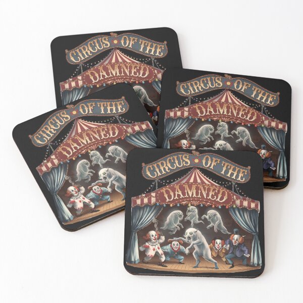 Item preview, Haunted Circus Tent with Creepy Clowns designed and sold by Itsheartshop.
