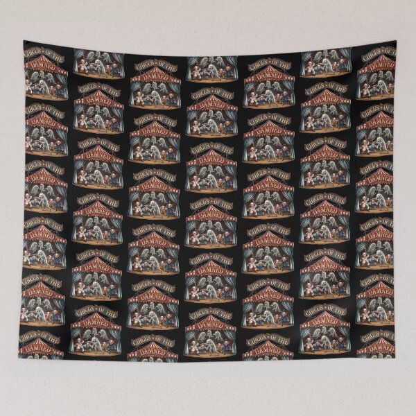 Item preview, Haunted Circus Tent with Creepy Clowns designed and sold by Itsheartshop.