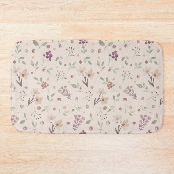 Item preview, Cottage Fall Watercolour flowers - blush beige designed and sold by Bloomery Decor.