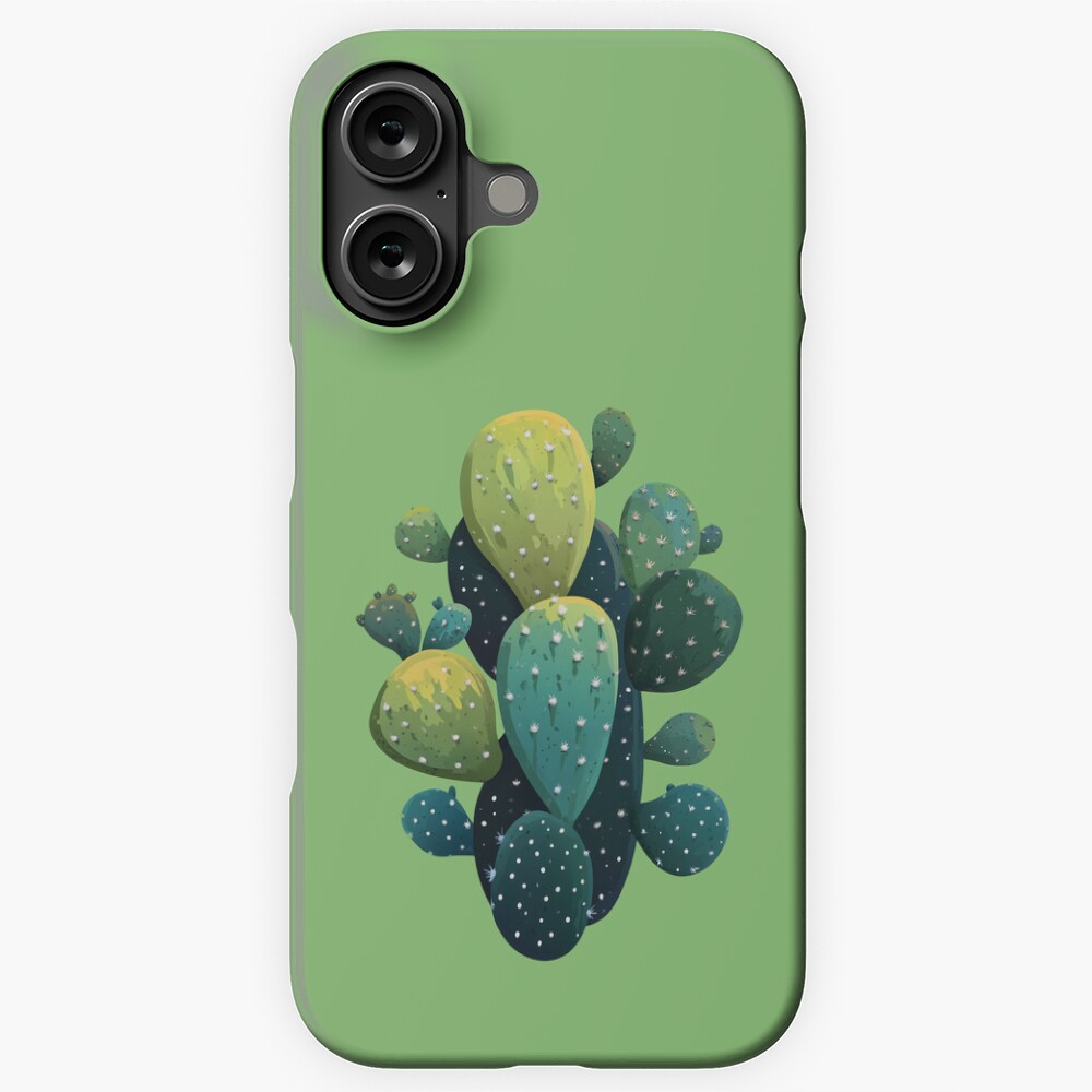 iPhone Snap Case Prickly Pear-fect! Cute Cactus Cutout