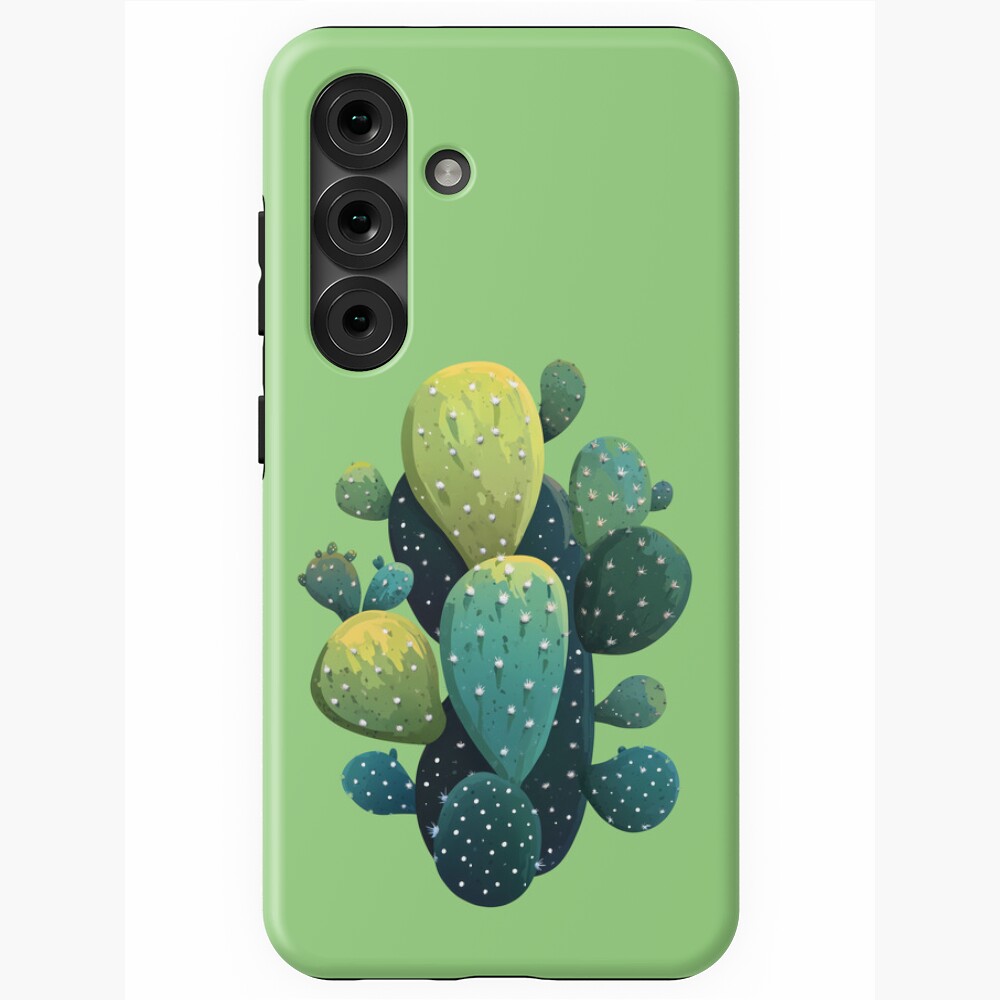 Samsung Galaxy Tough Case Prickly Pear-fect! Cute Cactus Cutout