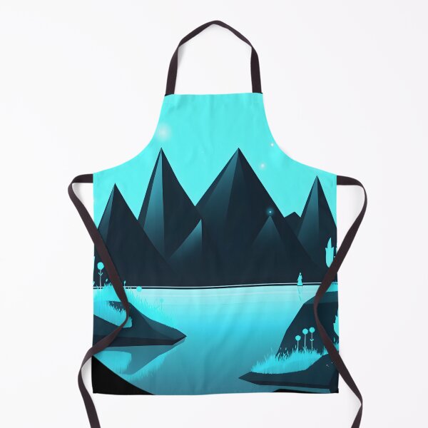 Item preview, Serene Peaks: Reflections in Blue designed and sold by AI-Only Creations.
