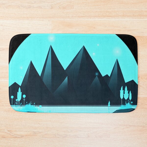 Item preview, Serene Peaks: Reflections in Blue designed and sold by AI-Only Creations.