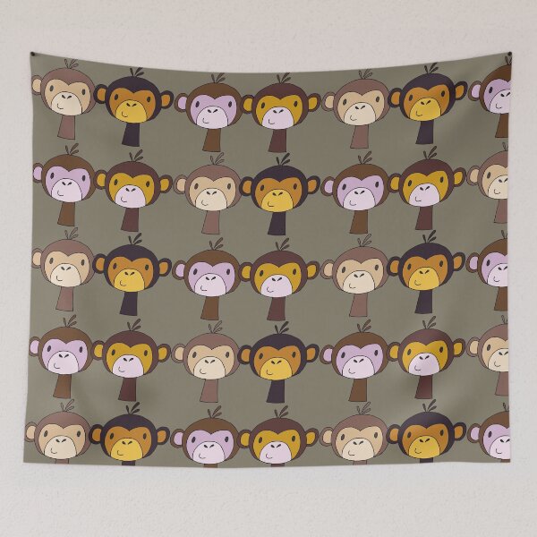 Item preview, divertida pandilla de monos designed and sold by Veki5.