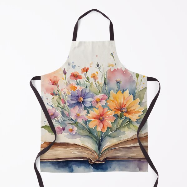 Item preview, Book full of Flowers Watercolor Painting designed and sold by Juana-.
