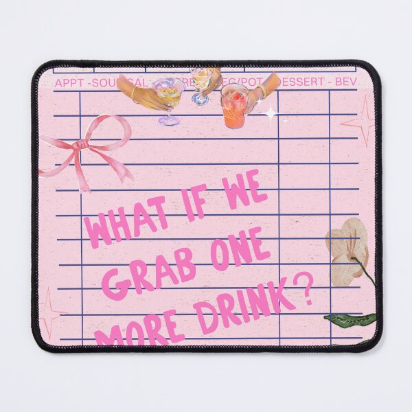 Item preview, Guest Check - What if we gab one more drinks? designed and sold by bowsbotanicals.