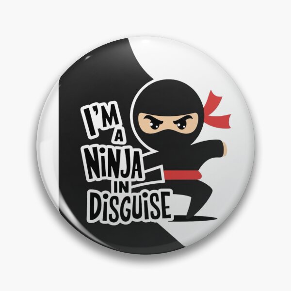 Item preview, Playful Ninja in Disguise for Kids and Adults designed and sold by BunBuntheDog-.