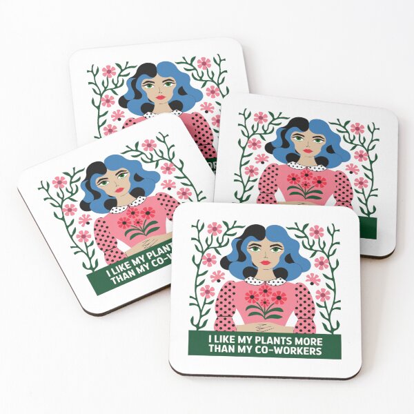 Item preview, I like my plants more than my co workers, funnyfits70, Humor, Funny designed and sold by FunnyFits70.