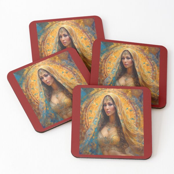 Item preview, "Enchanting Grace: Belly Dancer in Arabesque Splendor" designed and sold by Artisticanvas.