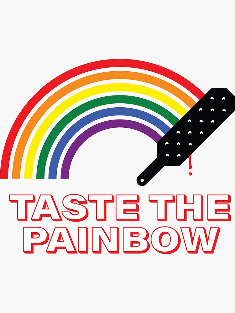 Thumbnail 3 of 3, Sticker, Taste the Painbow designed and sold by penandkink.