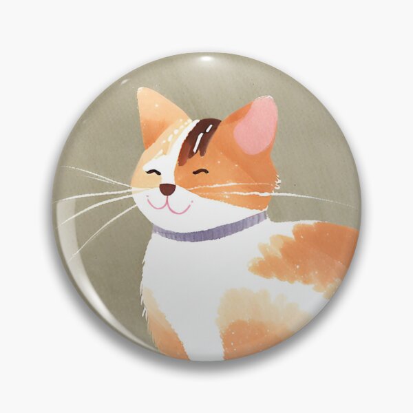 Item preview, Happy tricolor cat designed and sold by catBeniamin.