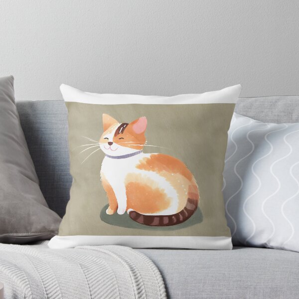 Item preview, Happy tricolor cat designed and sold by catBeniamin.
