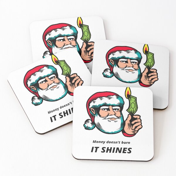 Item preview, christmas} money doesn't burn It Shines designed and sold by JUNOSTELLAR.