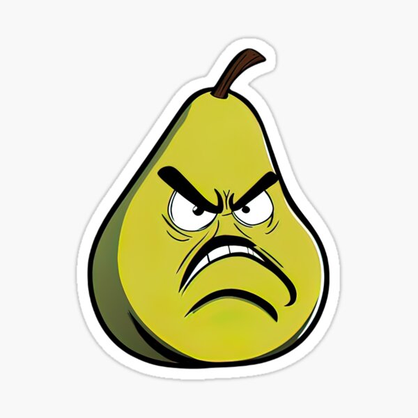 Loving Pear 4 Sticker