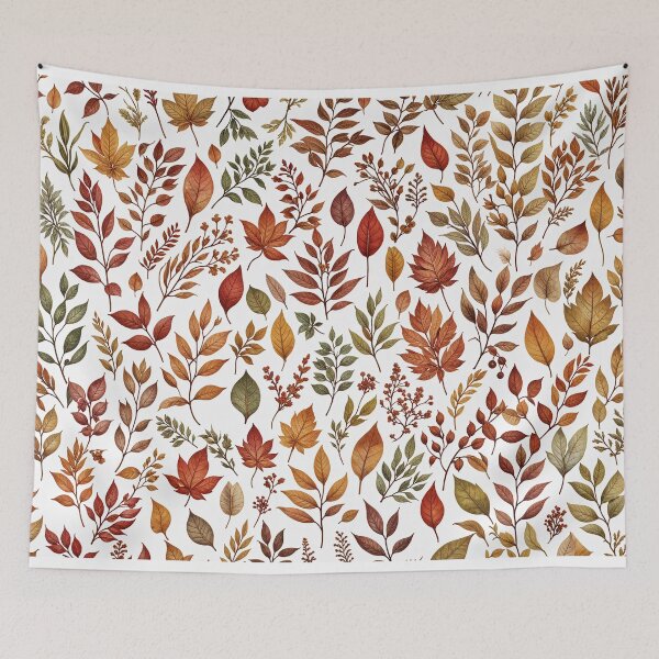 Item preview, Autumn Fall Leaves Pattern designed and sold by PixelRoots.
