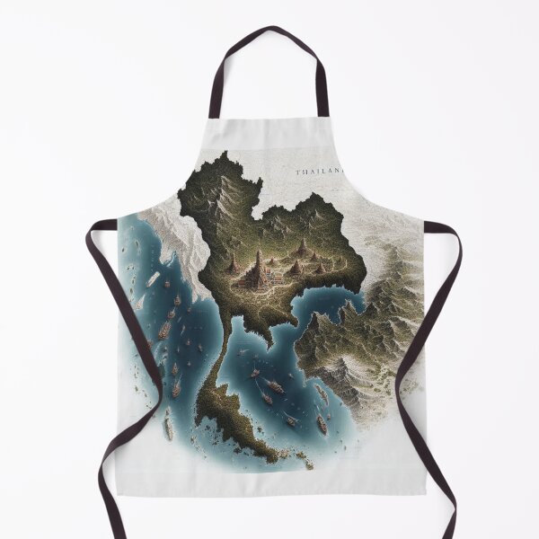 Item preview, Map of Thailand designed and sold by Mewchill.