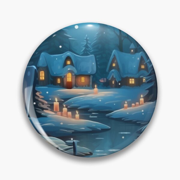 Item preview, Vintage Christmas Village Minimalist Aesthetics 2024 Trend designed and sold by The Art of Kkatarynka.