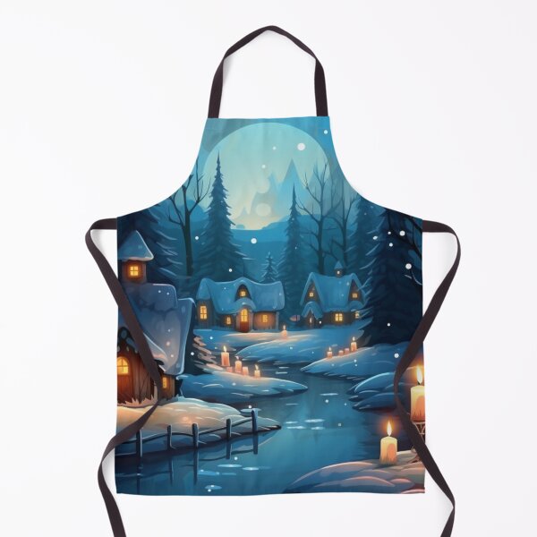 Item preview, Vintage Christmas Village Minimalist Aesthetics 2024 Trend designed and sold by The Art of Kkatarynka.